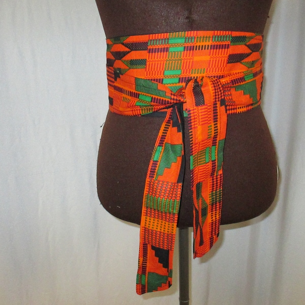 Obi Belt-African Print