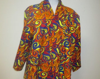 Swing Jacket colorful African Print