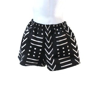 Cotton Print Shorts: Elastic Waist Summer Wear