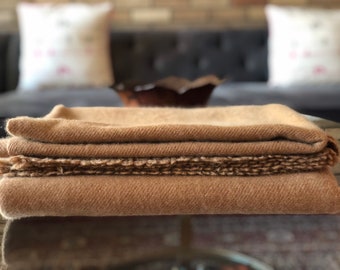 Cashmere throw/ blanket/ Cashmere wrap