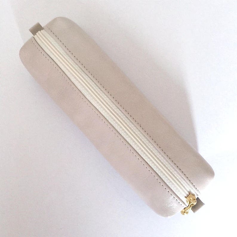 Kimono Brocade Leather pen case with Japanese Traditional pattern