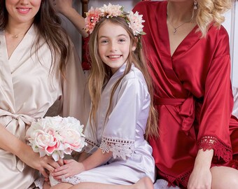 junior bridesmaid robe