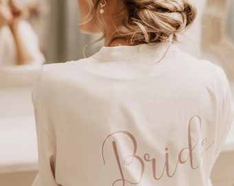 Clearance PERSONALIZED Ruffle Bridal Party Robes / Bridesmaid Robes / Ruffled Robe / Flounce Robe / Bridesmaid Gift / Wedding Robe