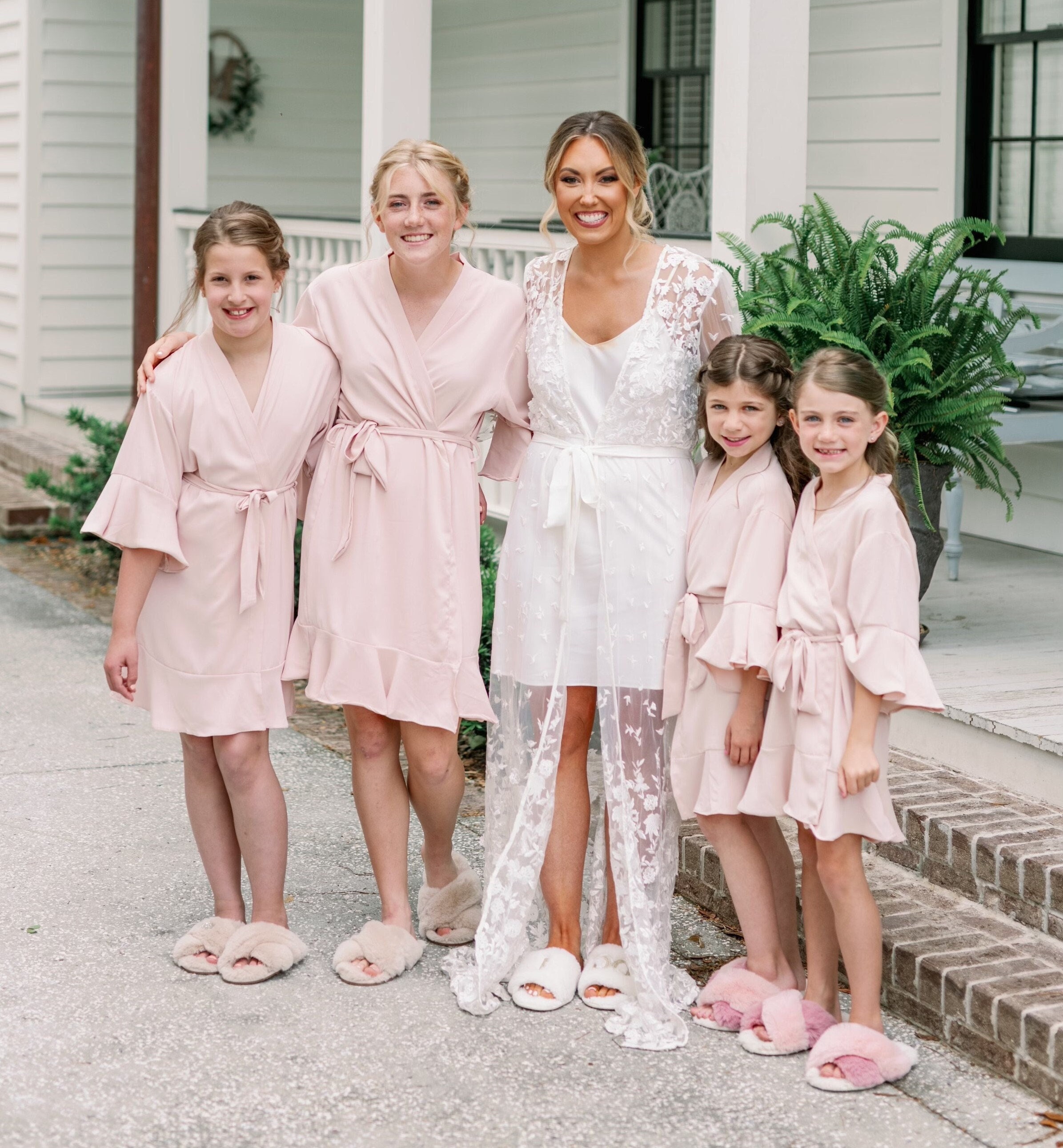 Etsy flower girl robes hotsell