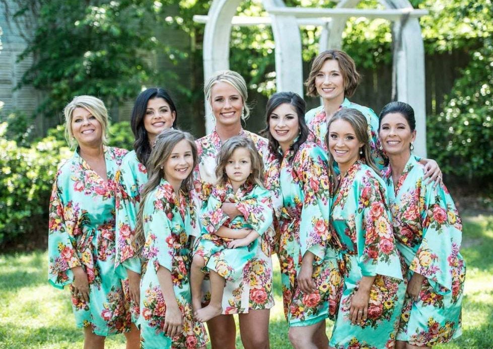 Set of 6 Bridesmaid Robes Bridesmaid Gift Robes for Etsy
