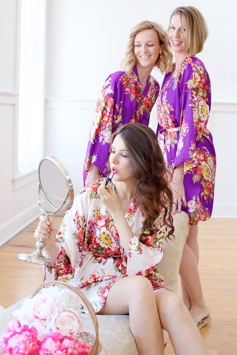 Set of 12 Bridesmaid Robes Bridesmaid Gift Wedding Robes Etsy