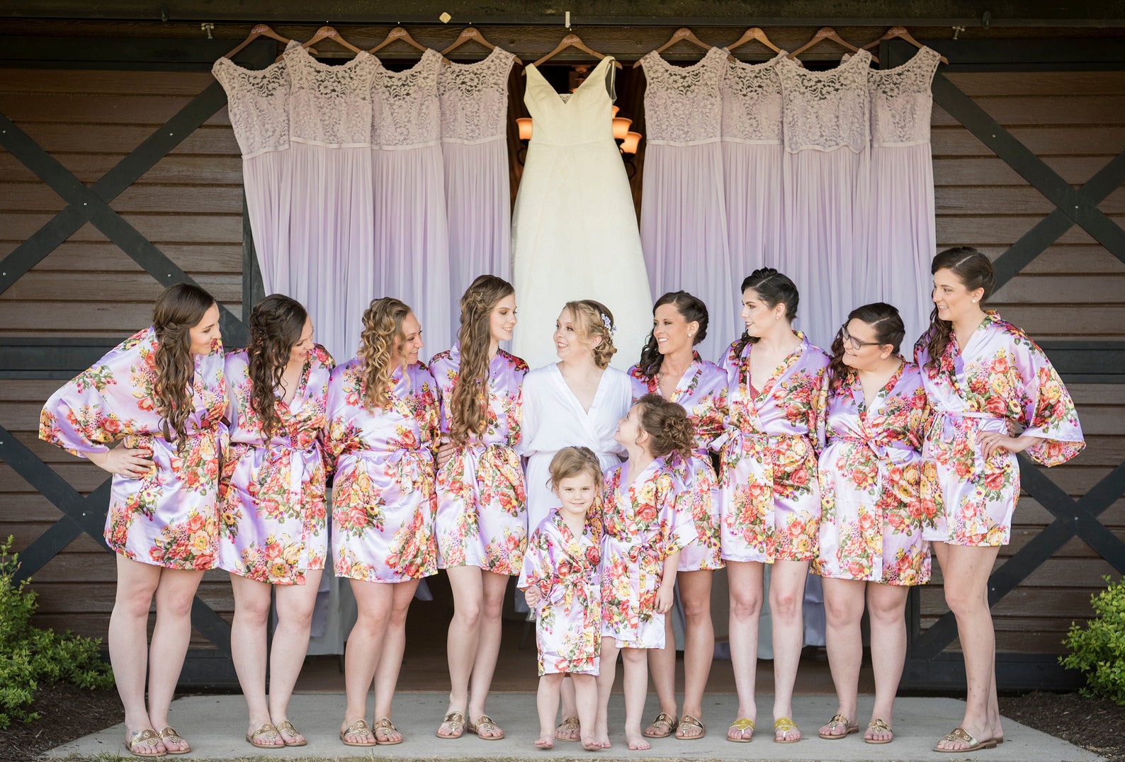 Lavender Robes Light Purple Robe Lavender Floral Robe Etsy