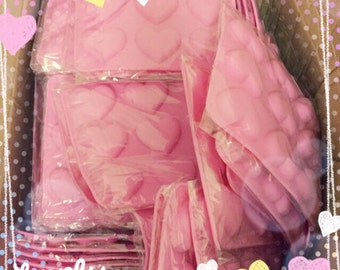 Shiny puffy heart mold