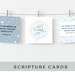 Kids Scripture Cards, Children's Bible Verse Memory, Scripture Card for ...