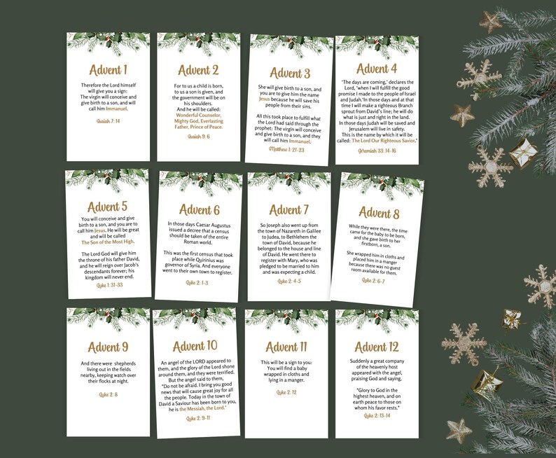 Printable Nativity Story Advent Calendar Cards Christmas Scripture printable-nativity-story-advent-calendar-cards-christmas-scripture