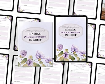 Trauer Bibel Studien Journal: 30-Tage Christian Arbeitsbuch (PDF)