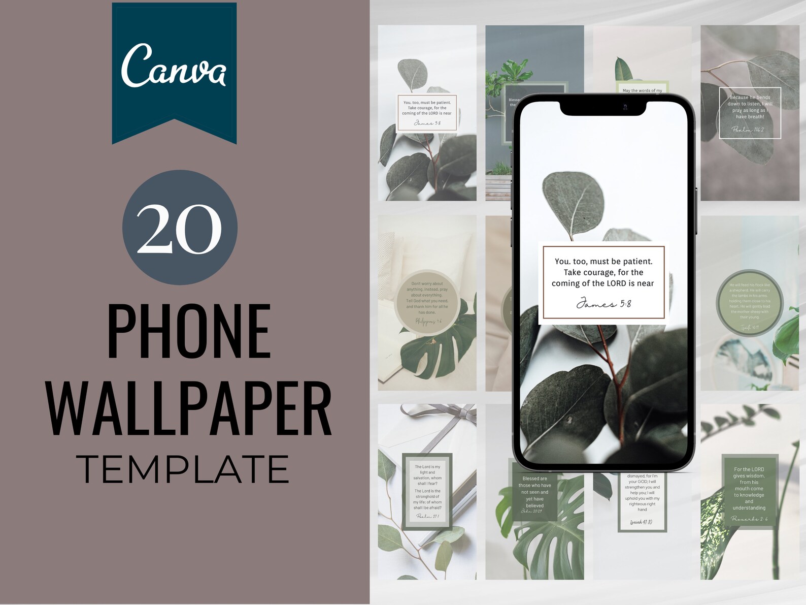  Canva Phone Wallpaper Template Editable Template Editable Etsy