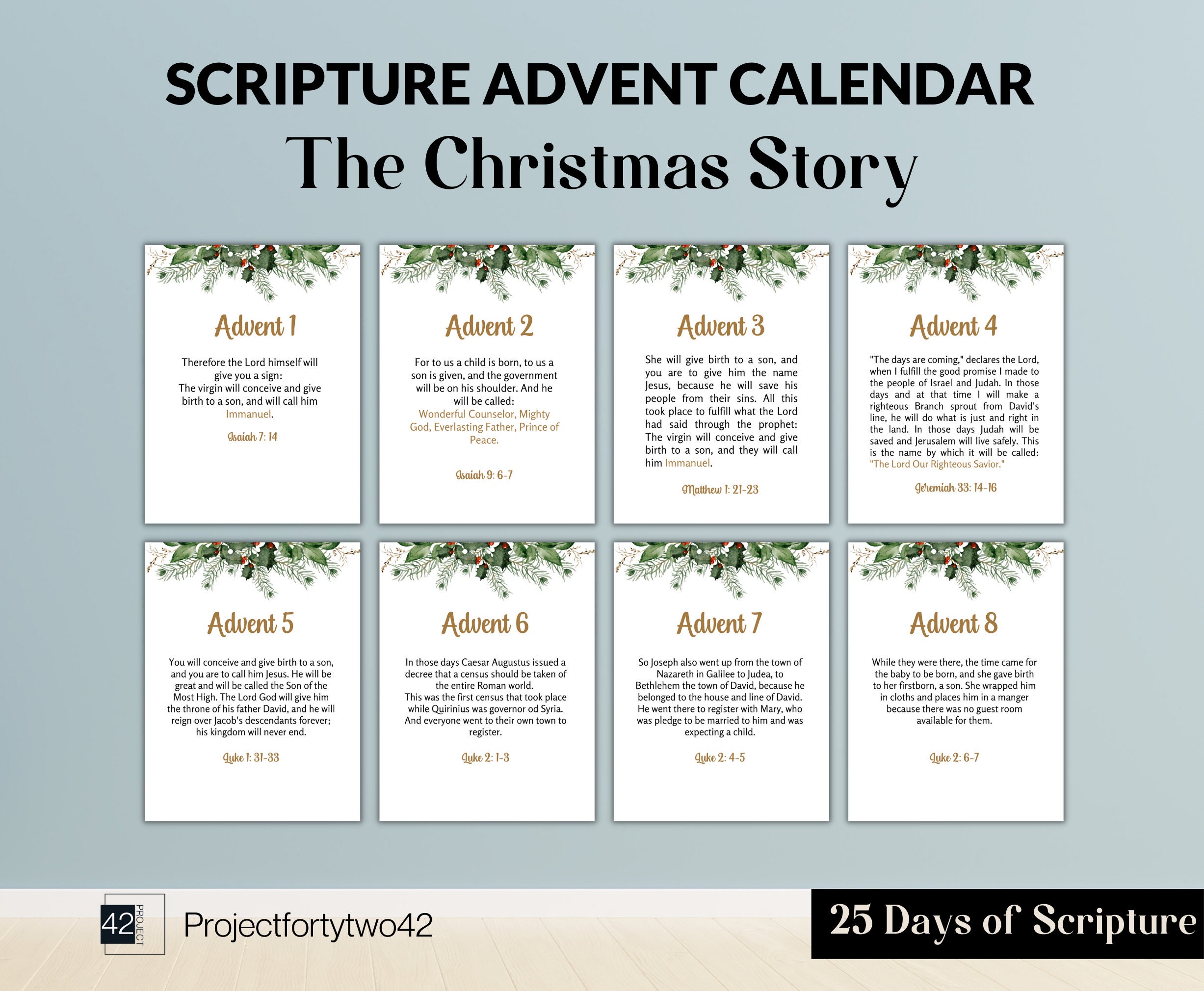 Christmas Countdown Scripture Scratch-Off Advent Calendar – Deeper