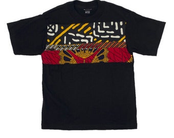 Toddler Boy Black and Red African T-Shirt