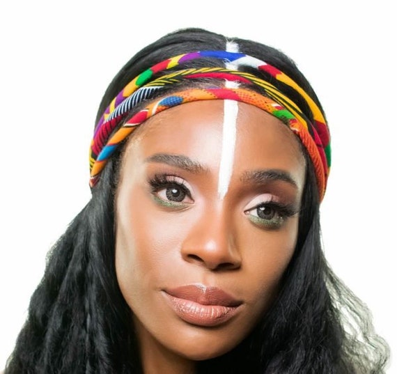 TURBANTE CINTA DE PELO KITENGE - Tienda Online Afrikable