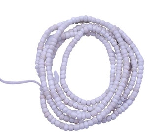 White African Waist Bead for Women | Waist Beads | Large Seed Beads | Afrocentric | Cloth & Cord
