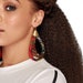 Pmoona reviewed African Tribe Jewelry | Red Africa Earrings | Ankara African Double Loop Earrings | Ankara Print Earrings | African Hoop Earrings | Ethnic