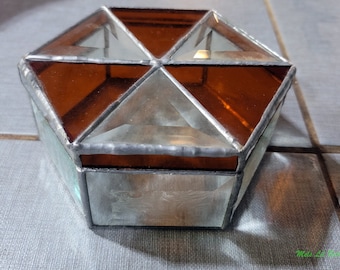 Stained Glass Trinket Jewelry Box