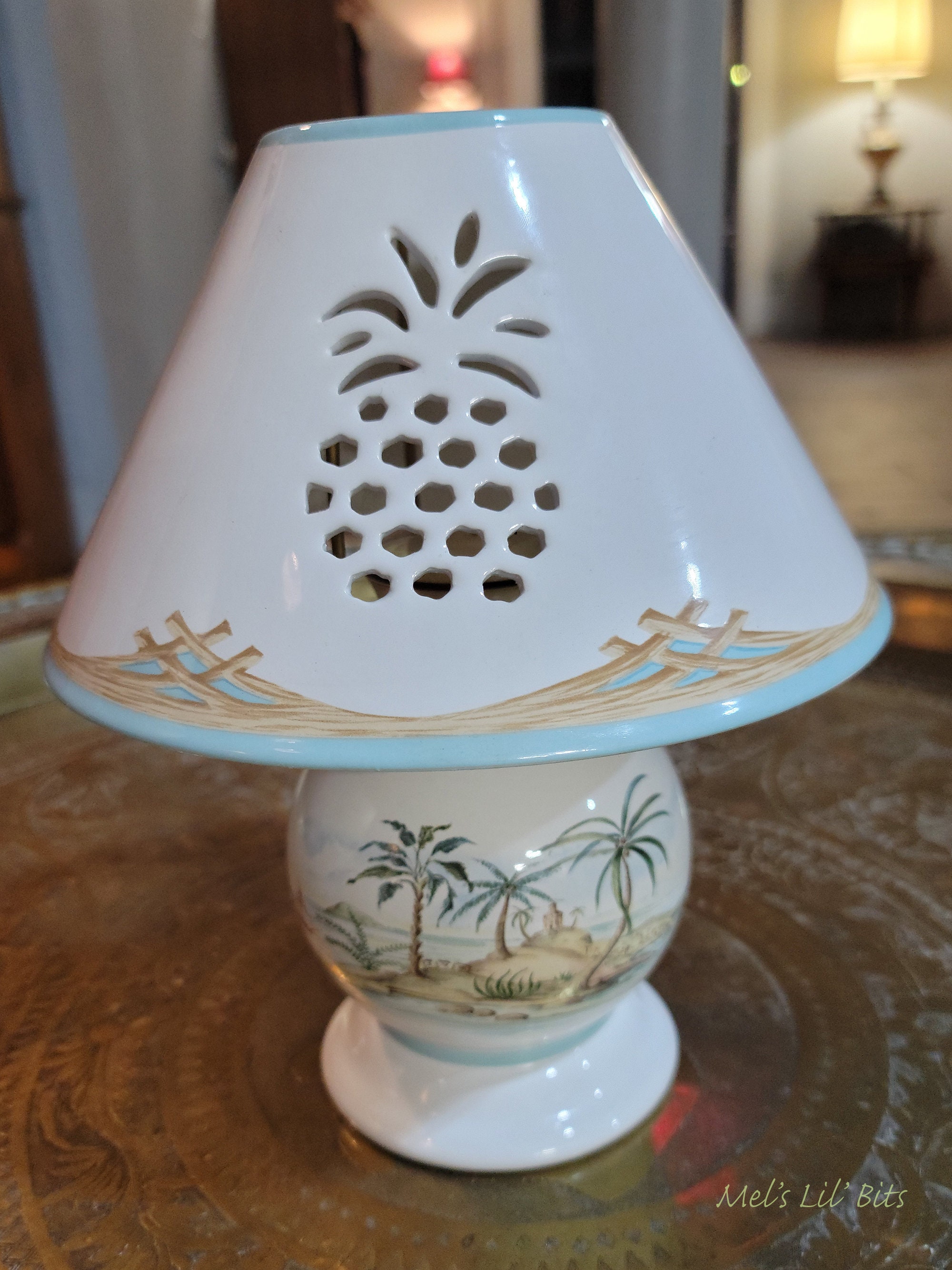 Lenox pineapple lamp deals