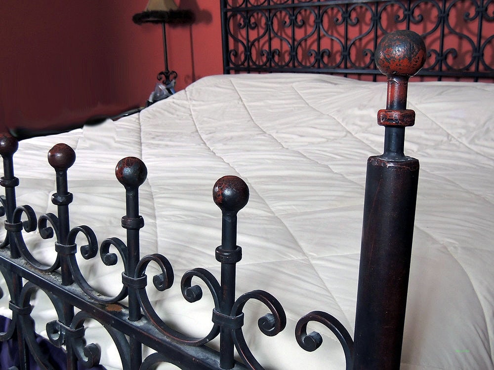 Arhaus shop iron bed