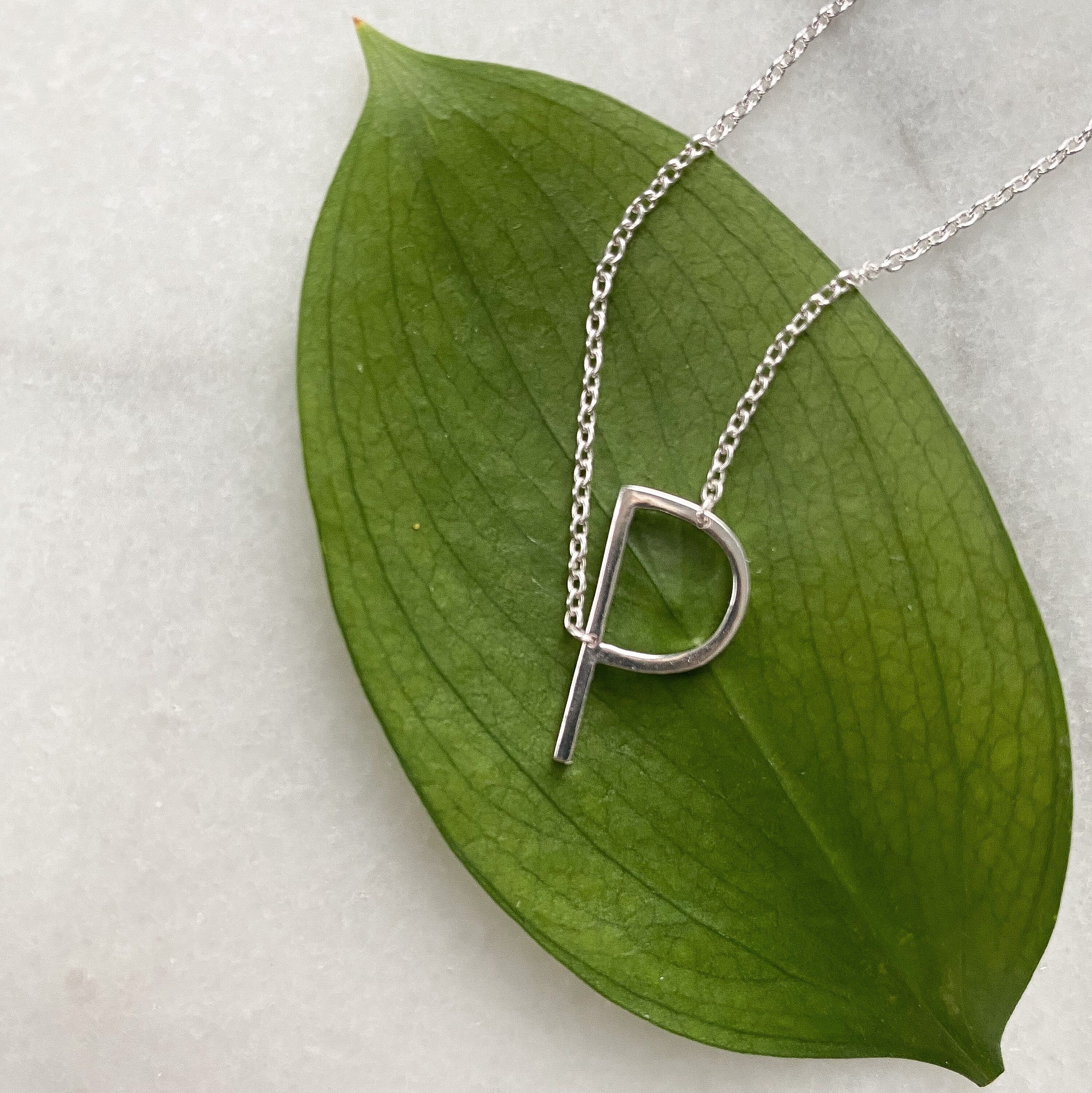 Dainty Letter P Necklace Initial Necklace Letter Necklace Initial Jewelry Letter Jewelry Personalized Personalized Gift P Jewelry