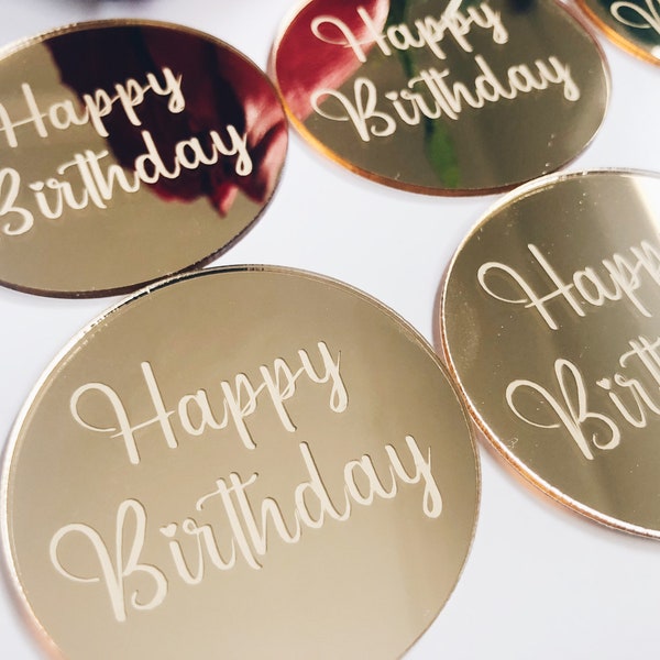 Perspex Cake Topper - Etsy