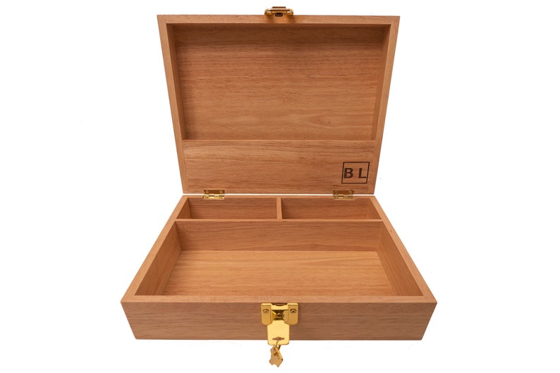 toy box with lock and key