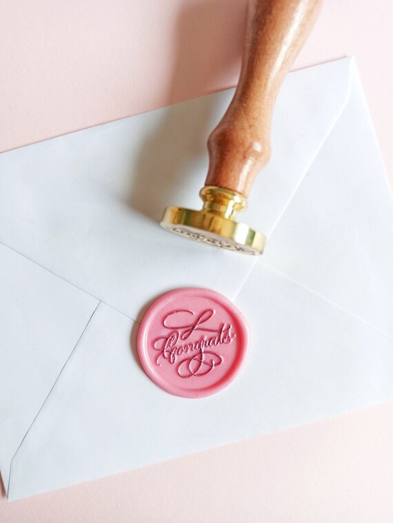 Geometry Antique Seal Stamp for DIY Scrapbooking Customize Envelop Wedding  Craft
