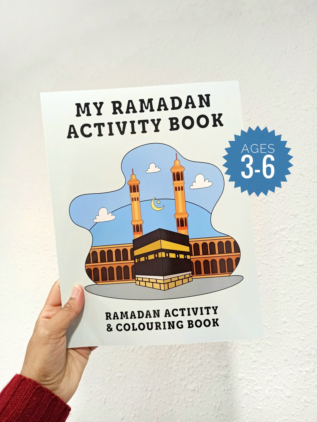 Ramadan Activity Book Printable For Kids, Ramadan Coloring For Ages 6
