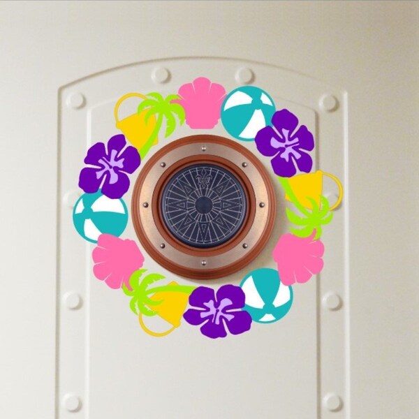 CLEARANCE Castaway Cay Wreath - Disney Cruise Magnet