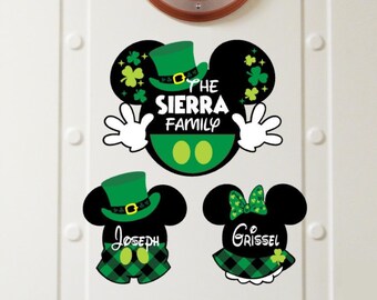 St Patricks Day Family Bundle - Disney Cruise Door Magnet