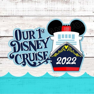 Our First Cruise 2024 Ship - Disney Cruise Door Magnet - Dream - Fantasy - Magic - Wish - Treasure - Wonder - Fish Extender