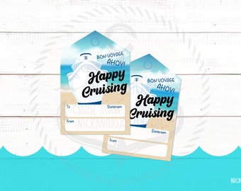 Cabin Gift Exchange Tags - Royal Caribbean - Digital Download - Instant Download - Cruise Gift - Royal Caribbean