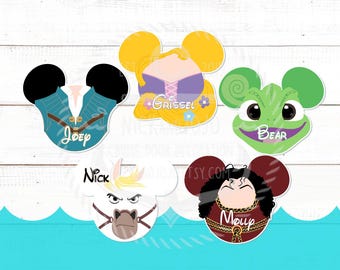 Personalized Tangled Cruise Door Magnet - Disney Cruise - Rapunzel - Flynn Rider Inspired - Door Decorations