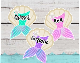 Mermaid Cruise Magnet - Personalized - Royal Caribbean - Carnival Cruise