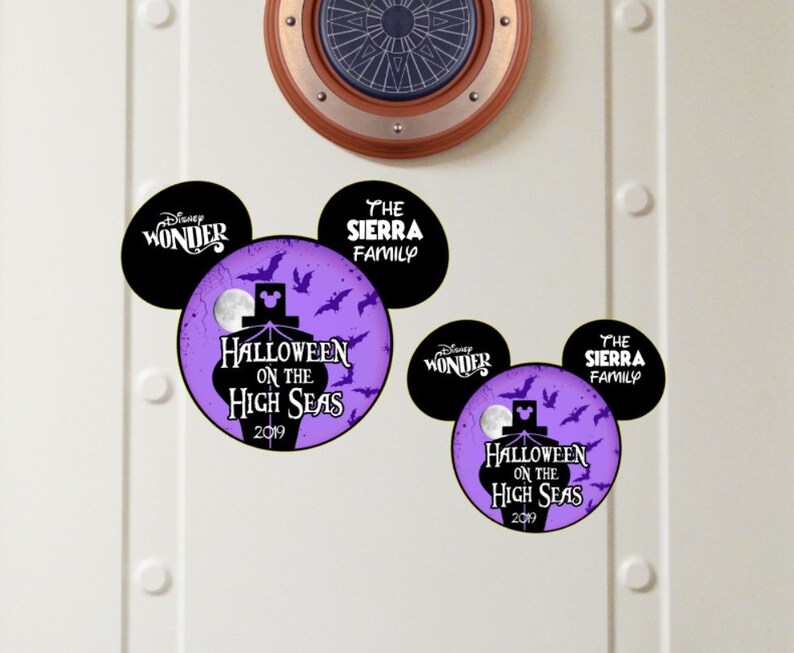 Disney Cruise Door Halloween on the High Seas Etsy