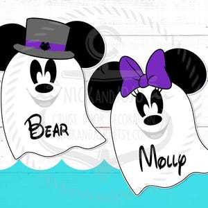 Halloween Ghost - One Personalized - Disney Cruise Door Magnet - Halloween On the High Seas