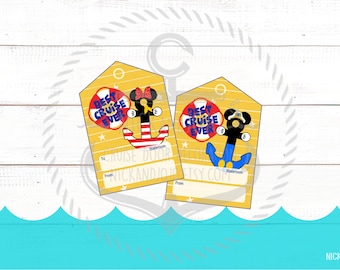 Fish Extender Tags - Life preserver Sailors - Digital Download - FE Gifts - Pixie Dust