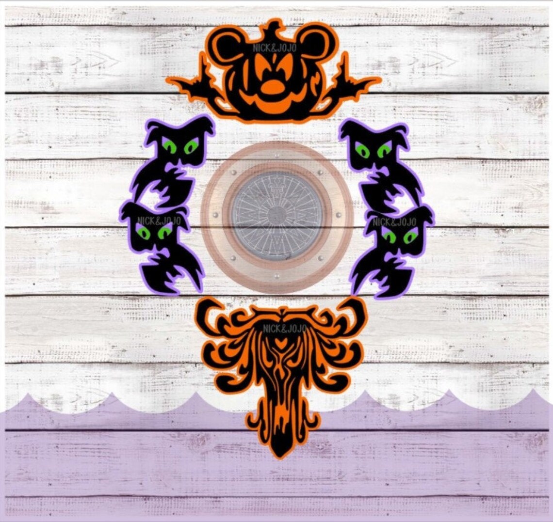 Halloween Disney Cruise Door Haunted Mansion Etsy