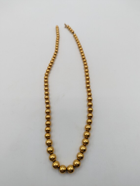 Victorian 14k Gold Graduated Bead 
