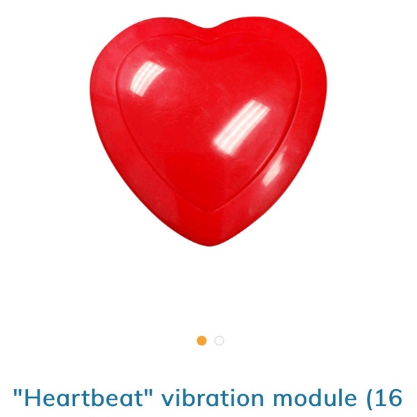 16-second heartbeat module. Vibrating heart with classic Lub-Dub feel and sound