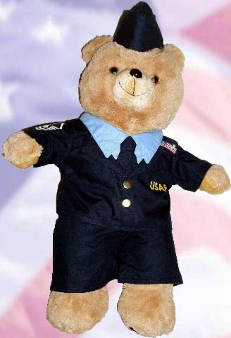 Recordable 16 AIR FORCE Teddy Bear With 20 Second | Etsy