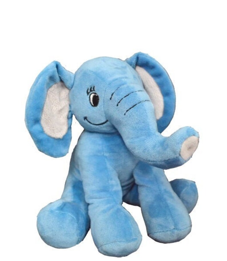 Recordable stuffed 8 BLUE ELEPHANT talking teddy bear | Etsy