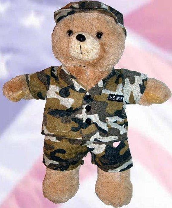 army teddy bear
