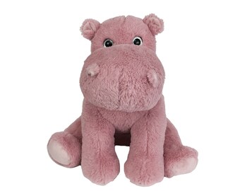 plush hippo dog toy