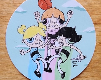 Pwr Puff Grrls Sticker