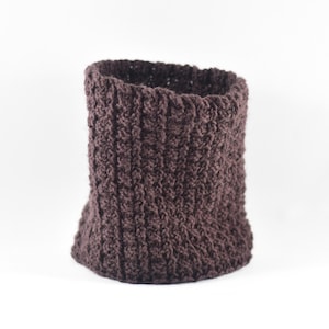 Fitted rib knit merino neck warmer for men or women