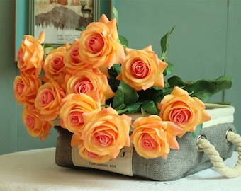 1000 stücke Hellrosa Seide Rosenblätter Blumenstrauß Künstliche Blume Hochzeit G