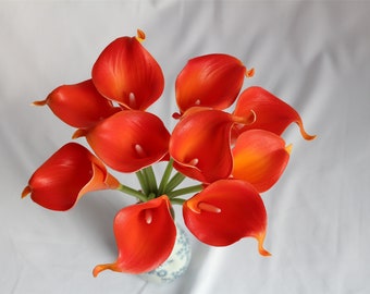Orange Calla Lily - Etsy
