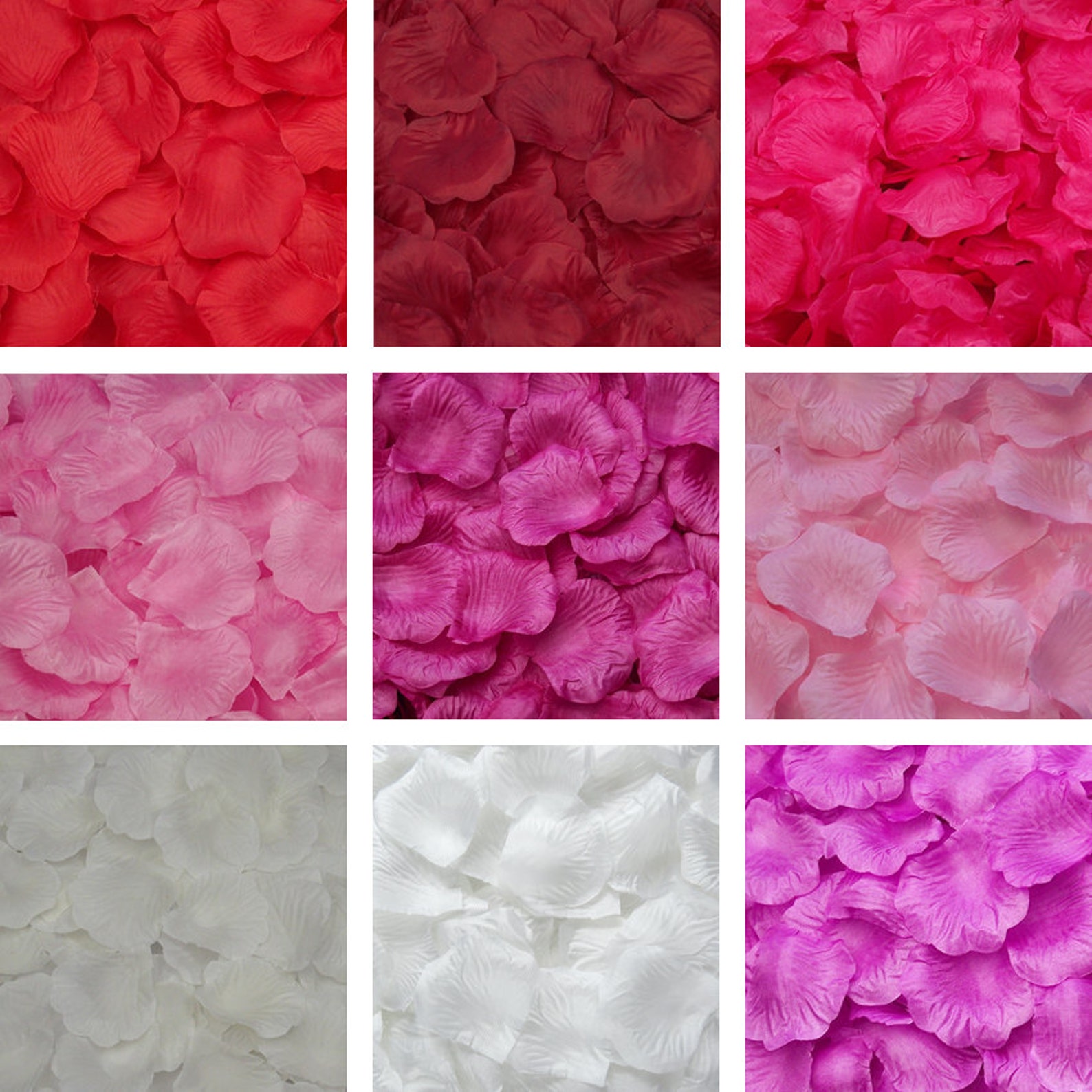 1000pcs Silk Flower Petals Rese Petals 52 Mulicolor for Etsy